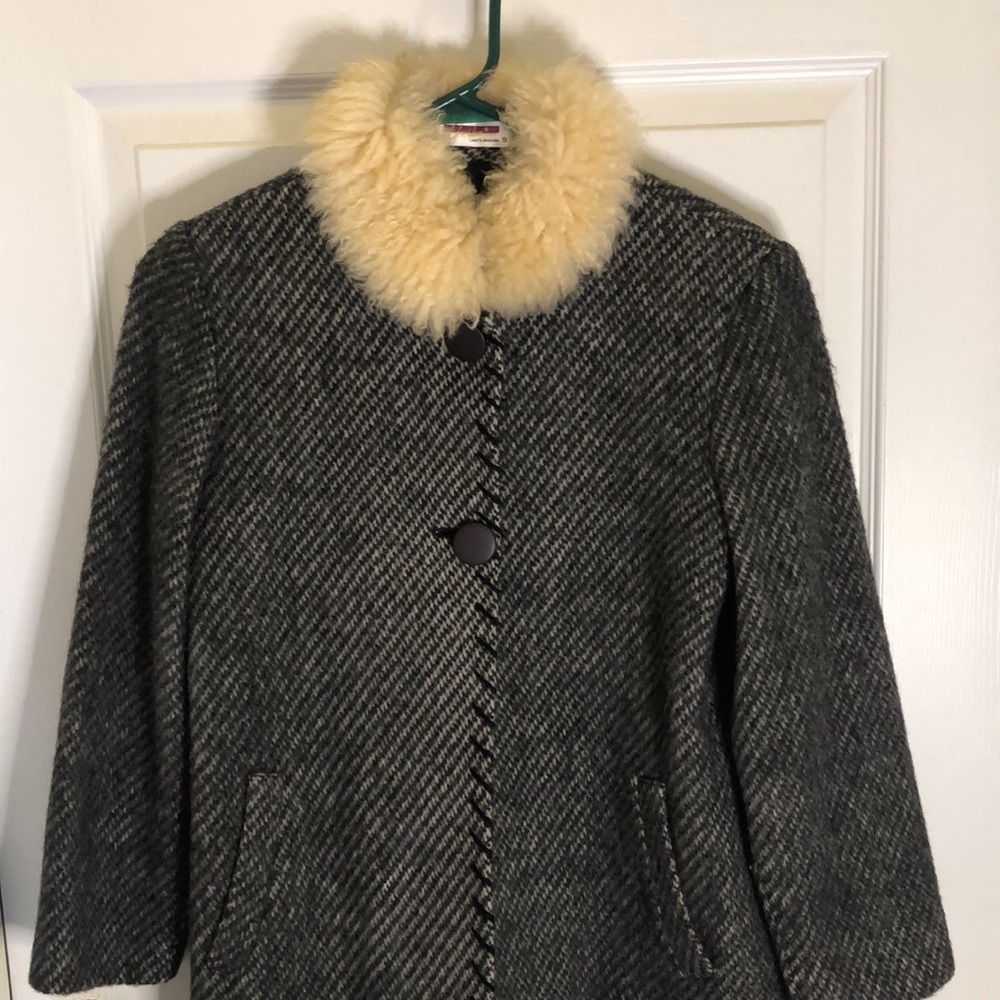 Vintage Wool and Shearling Jacket Whimsigoth